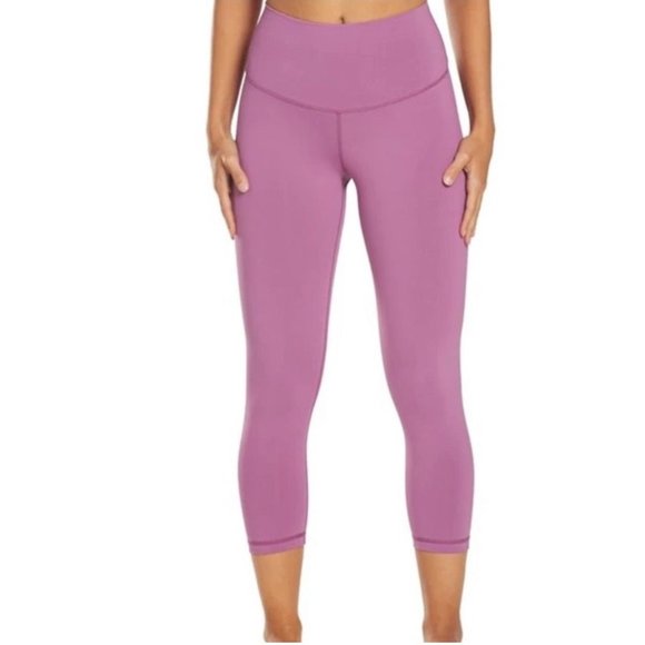 DYI Take Control High Waisted Cropped Leggings Lilac - Picture 1 of 5
